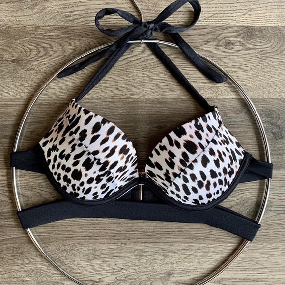 34B XS Hottie Halter cheetah animal print - Picture 2 of 6